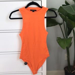 Orange bodysuit